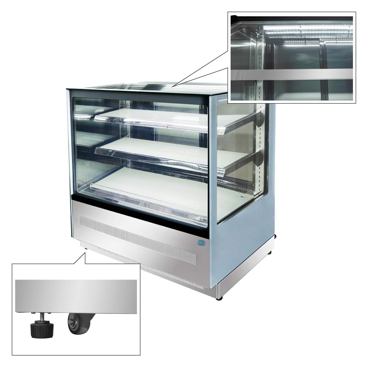 Amazon | 業務用(ジェーシーエム)RIT 対面冷蔵 ショーケース（角型